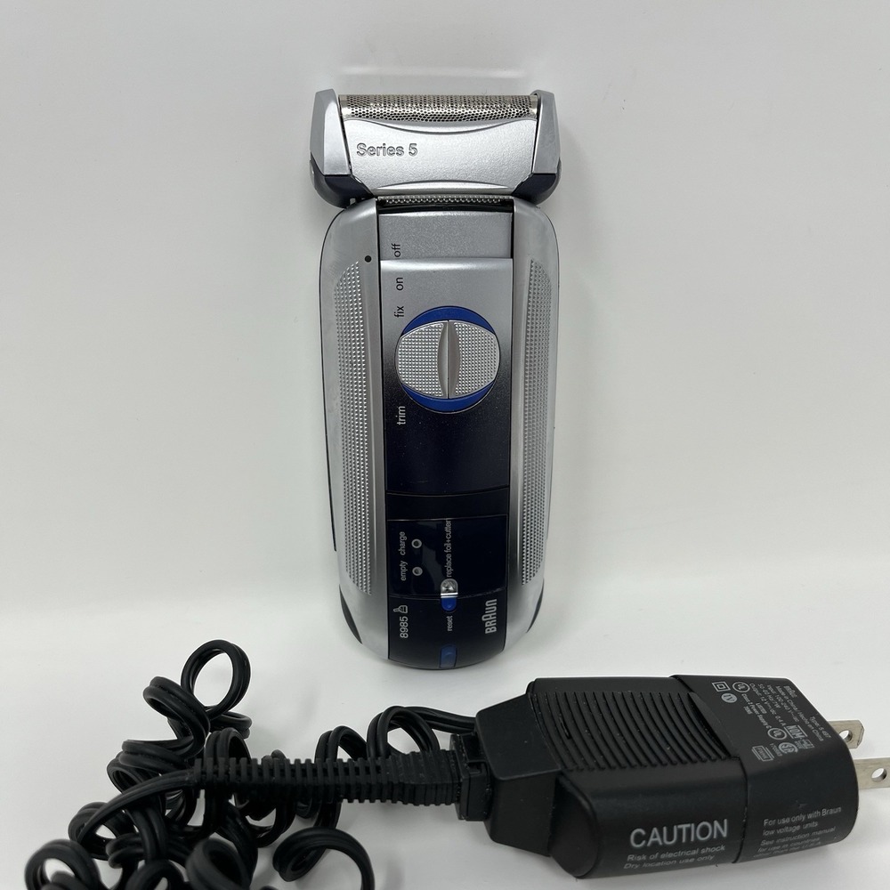 Braun Series 5 8985 Electric Foil Shaver Type 5649 w/ Charger Made Germany